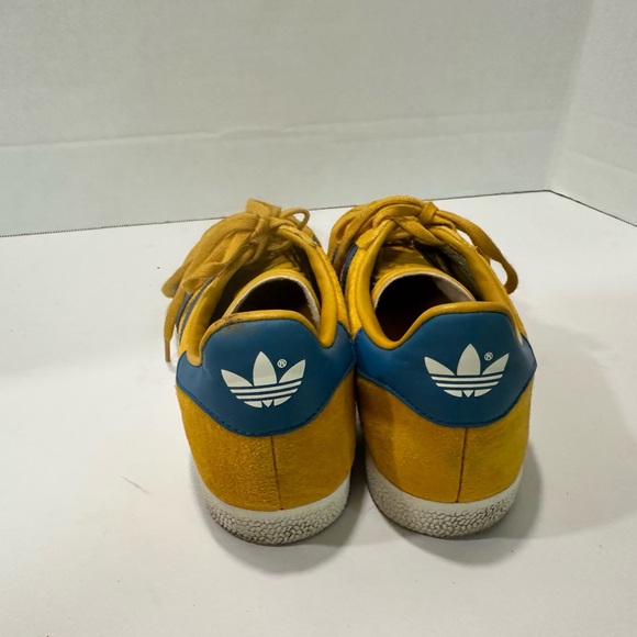 Mustard and Blue Adidas Gazelles. Men’s 7 - Picture 6 of 6